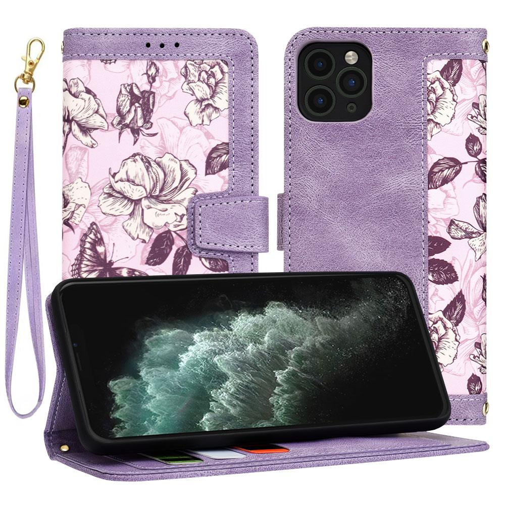 1456819 Étui portefeuille Techsuit FlipCraft pour iPhone 11 Pro Max - Mysterious Purple – Image 1