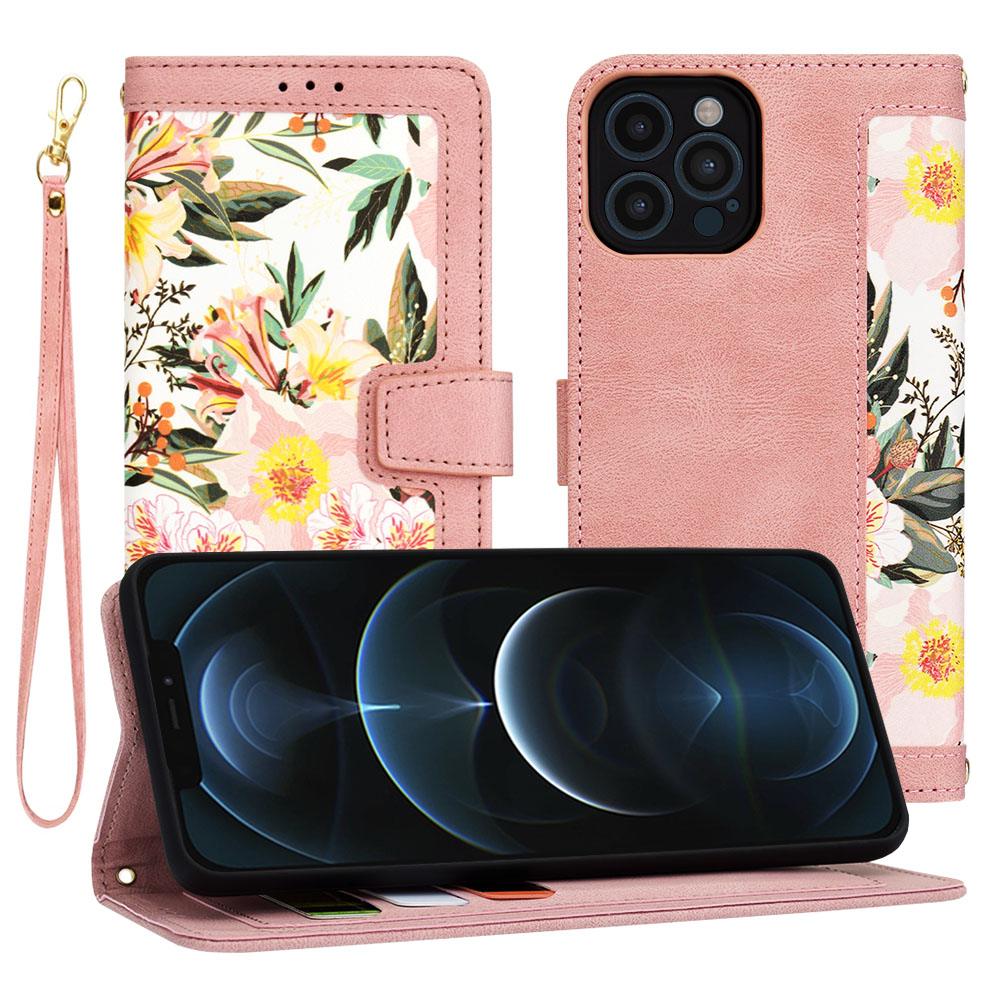 1457389 Étui portefeuille Techsuit FlipCraft pour iPhone 12 Pro Max - Sweetheart Pink – Image 1