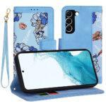 Étui portefeuille Techsuit FlipCraft pour Samsung Galaxy S22 - Vibrant Blue