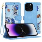 Étui portefeuille Techsuit FlipCraft pour iPhone 14 Pro Max - Vibrant Blue