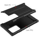 Coque Techsuit Hybrid Armor pour Samsung Galaxy Note 20 Ultra 4G / Note 20 Ultra 5G - Black – Image 3