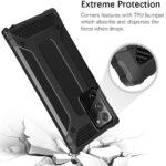 Coque Techsuit Hybrid Armor pour Samsung Galaxy Note 20 Ultra 4G / Note 20 Ultra 5G - Black – Image 4