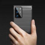 Coque Techsuit Carbon Silicone pour Samsung Galaxy Note 20 Ultra 4G / Note 20 Ultra 5G - Black – Image 6