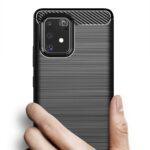 Coque Techsuit Carbon Silicone pour Samsung Galaxy S10 Lite - Black – Image 4