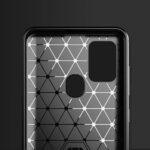 Coque Techsuit Carbon Silicone pour Samsung Galaxy A21s - Black – Image 2