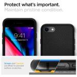 Coque Spigen Liquid Air pour iPhone 7 / iPhone 8 / iPhone SE 2 (2020) / iPhone SE 3 (2022) - Black – Image 6