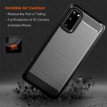 Coque Techsuit Carbon Silicone pour Samsung Galaxy S20 - Black – Image 5