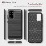 Coque Techsuit Carbon Silicone pour Samsung Galaxy S20 Plus - Black – Image 3