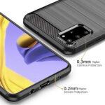 Coque Techsuit Carbon Silicone pour Samsung Galaxy S20 Plus - Black – Image 6