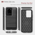Coque Techsuit Carbon Silicone pour Samsung Galaxy S20 Ultra - Black – Image 3