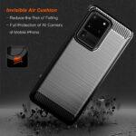 Coque Techsuit Carbon Silicone pour Samsung Galaxy S20 Ultra - Black – Image 6