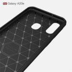 Coque Techsuit Carbon Silicone pour Samsung Galaxy A20e - Black – Image 2