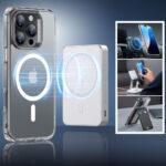 Coque MagSafe ESR Classic Hybrid HaloLock + film protecteur pour iPhone 16 Pro - Frosted Clear – Image 3