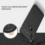 Coque Techsuit Carbon Silicone pour iPhone XR - Black – Image 4
