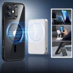 Coque MagSafe ESR Classic Hybrid HaloLock + film protecteur pour iPhone 16 Plus - Clear / Black – Image 3