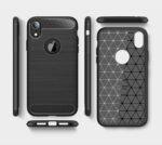 Coque Techsuit Carbon Silicone pour iPhone XR - Black – Image 5