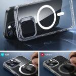 Coque MagSafe ESR Classic Hybrid HaloLock + film protecteur pour iPhone 16 Pro Max - Clear – Image 5