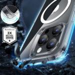 Coque MagSafe ESR Classic Hybrid HaloLock + film protecteur pour iPhone 16 Pro Max - Clear – Image 2