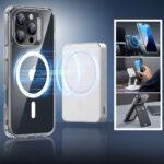 Coque MagSafe ESR Classic Hybrid HaloLock + film protecteur pour iPhone 16 Pro Max - Clear – Image 3