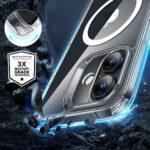 Coque MagSafe ESR Classic Hybrid HaloLock + film protecteur pour iPhone 16 Plus - Clear – Image 2
