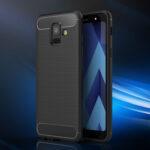 Coque Techsuit Carbon Silicone pour Samsung Galaxy A6 2018 - Black – Image 3