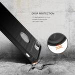 Coque Techsuit Carbon Silicone pour iPhone 8 Plus - Black – Image 3