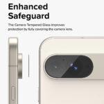 Lot de 3 protections d'objectif Ringke Camera Protector Glass pour Google Pixel 9 - Clear – Image 6