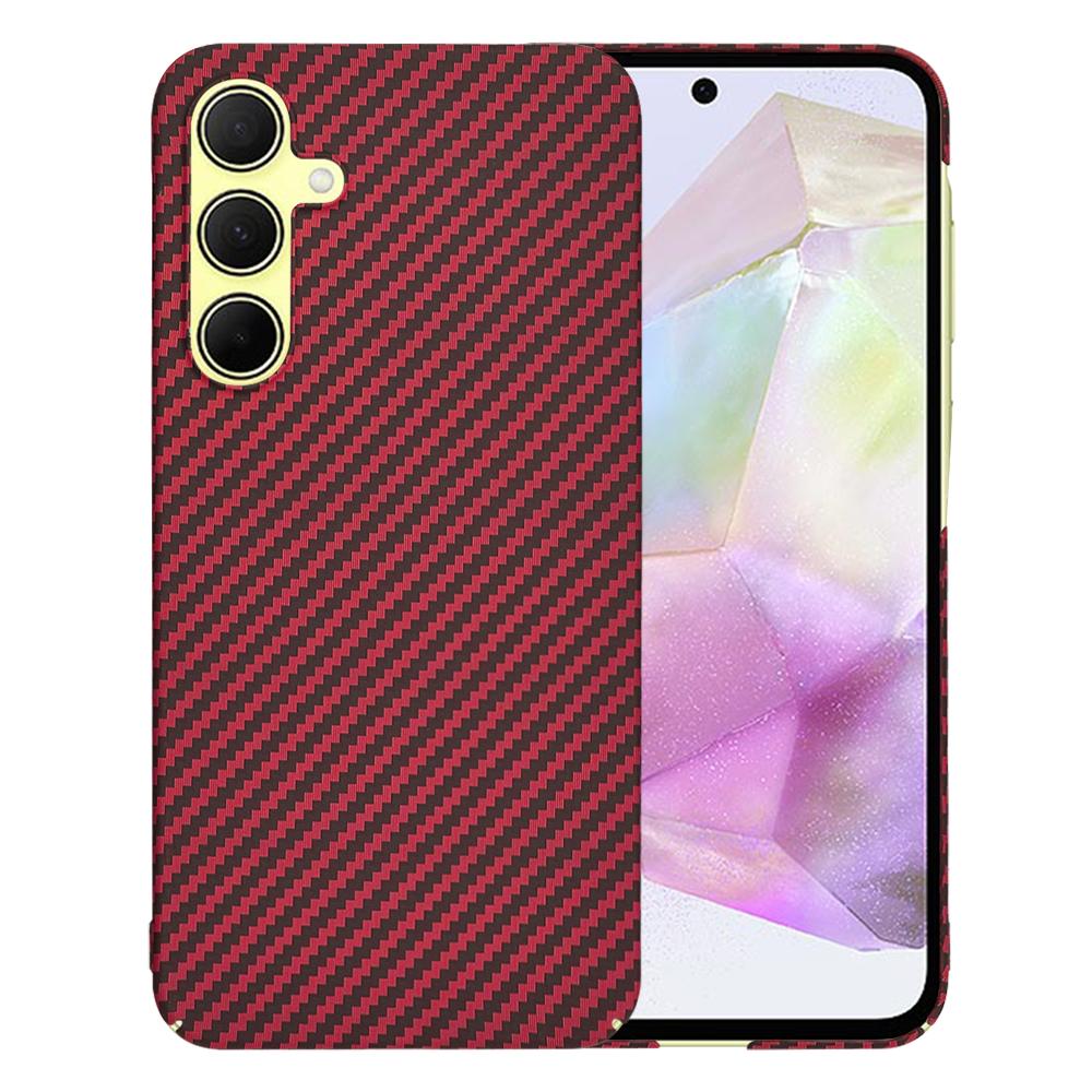 1526881 Coque Techsuit Carbonite FiberShell pour Samsung Galaxy A35 - Red – Image 1