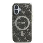 Coque Guess IML 4G Background MagSafe pour iPhone 16 - Brown – Image 3