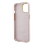 Coque Guess Silicone Logo Strass 4G pour iPhone 15 - Light Pink – Image 6