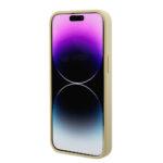 Coque Guess Saffiano MagSafe pour iPhone 15 Plus - Gold – Image 2