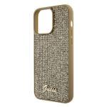 Coque Guess Disco Metal Script pour iPhone 15 Pro Max - Gold – Image 5