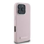 Coque Karl Lagerfeld Leather MagSafe pour iPhone 16 Pro - Pink FW Metal Plate – Image 5