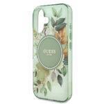Coque Guess IML Flower & Tonal Circle MagSafe pour iPhone 16 Plus - Green – Image 5