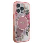 Coque Guess IML Flower & Tonal Circle MagSafe pour iPhone 16 Pro Max - Pink – Image 4