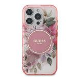 Coque Guess IML Flower & Tonal Circle MagSafe pour iPhone 16 Pro Max - Pink – Image 3
