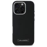 Coque Karl Lagerfeld Leather MagSafe pour iPhone 16 Pro - FW Metal Plate – Image 2