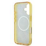 Coque Guess IML Peony On 4G Background MagSafe pour iPhone 16 - Brown – Image 5