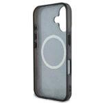 Coque Guess IML Peony On 4G Background MagSafe pour iPhone 16 - Black – Image 6