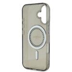 Coque Guess IML Rhinestones MagSafe pour iPhone 16 - Black – Image 5