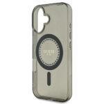 Coque Guess IML Rhinestones MagSafe pour iPhone 16 Plus - Black – Image 4