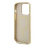 Coque Guess Saffiano MagSafe pour iPhone 15 Pro - Gold – Image 5