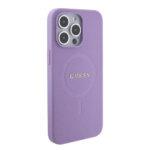 Coque Guess Saffiano MagSafe pour iPhone 15 Pro - Purple – Image 4