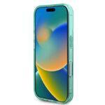 Coque Guess IML Rhinestones MagSafe pour iPhone 16 - Green – Image 3