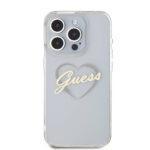 Coque Guess Hardcase IML Heart pour iPhone 16 Pro Max - Clear – Image 2