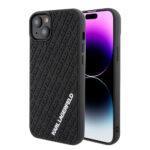 Coque Karl Lagerfeld 3D Design pour iPhone 15 Plus - Rubber Multi Logo