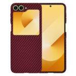 Coque Techsuit Carbonite FiberShell pour Samsung Galaxy Z Flip6 / Flip7 FE - Red
