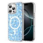 Coque Techsuit Sparkly Glitter MagSafe pour iPhone 16 Pro - Blue