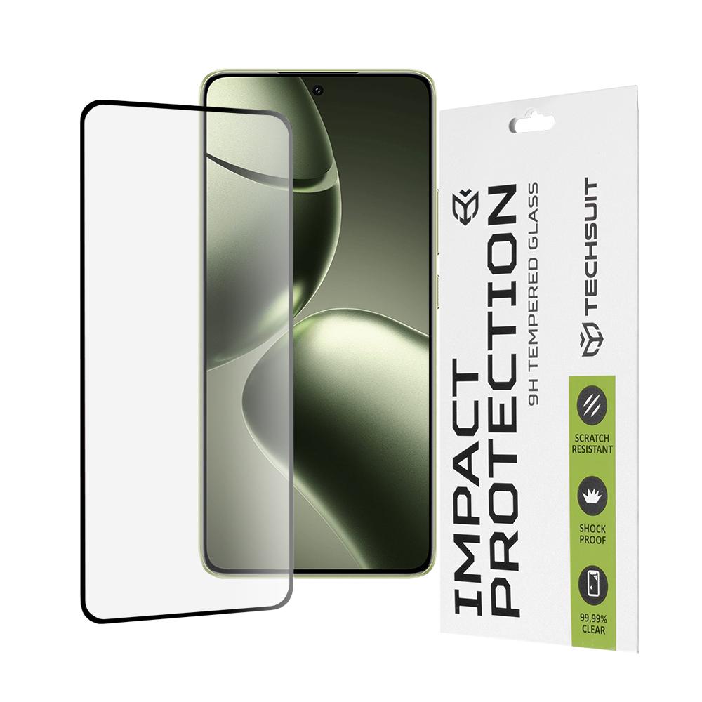 1630975 Protection d'écran Techsuit 111D Full Cover / Full Glue Glass pour Xiaomi 14T / 14T Pro - Black – Image 1