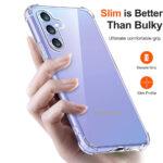 Coque Techsuit Shockproof Clear Silicone pour Samsung Galaxy A16 4G / A16 5G - Clear – Image 3
